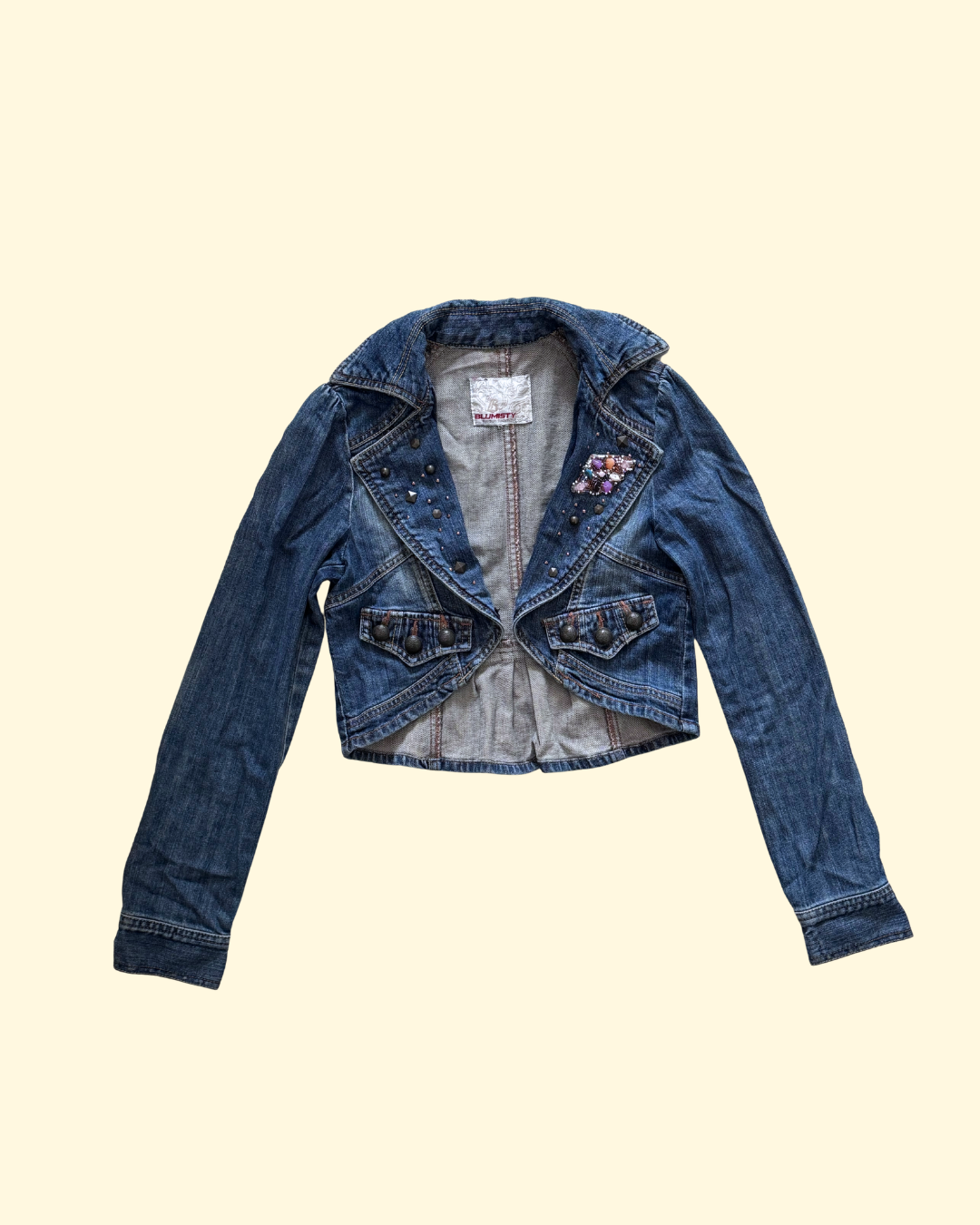 cropped denim jacket