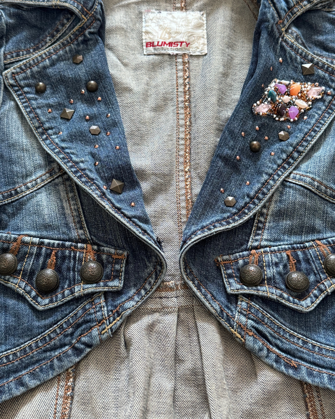 cropped denim jacket