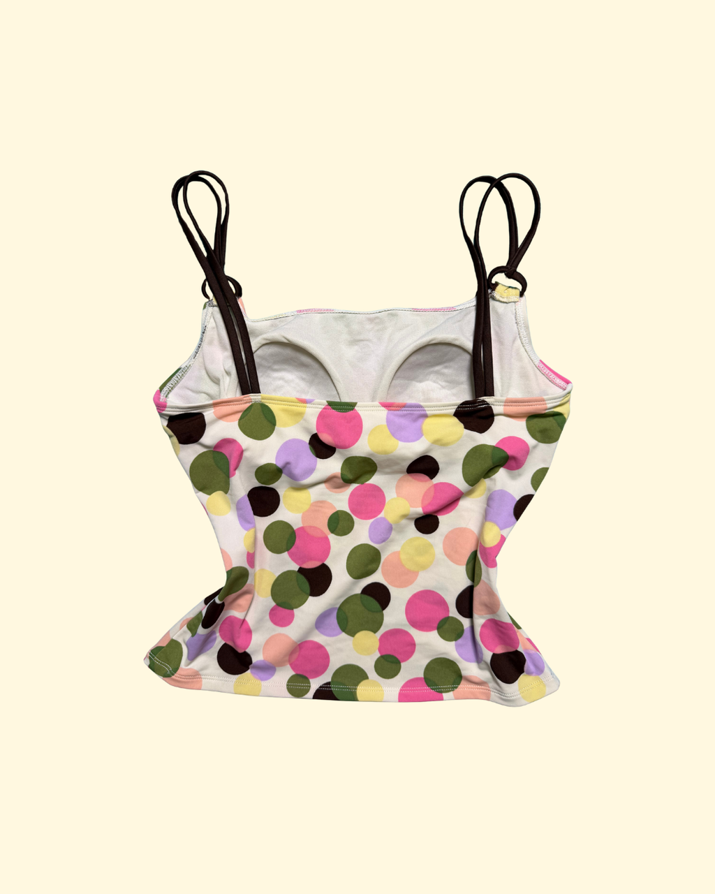 polka dot tankini top
