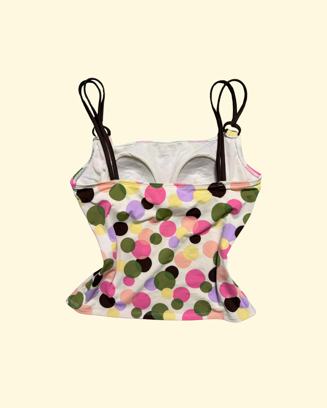 polka dot tankini top