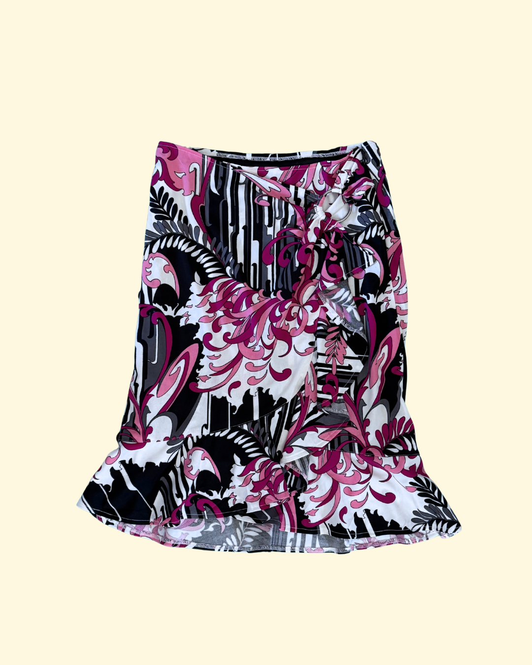 floral midi skirt
