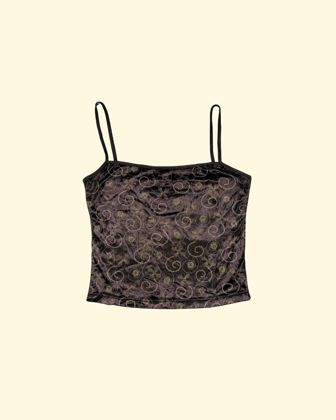 cute velvet patterned set