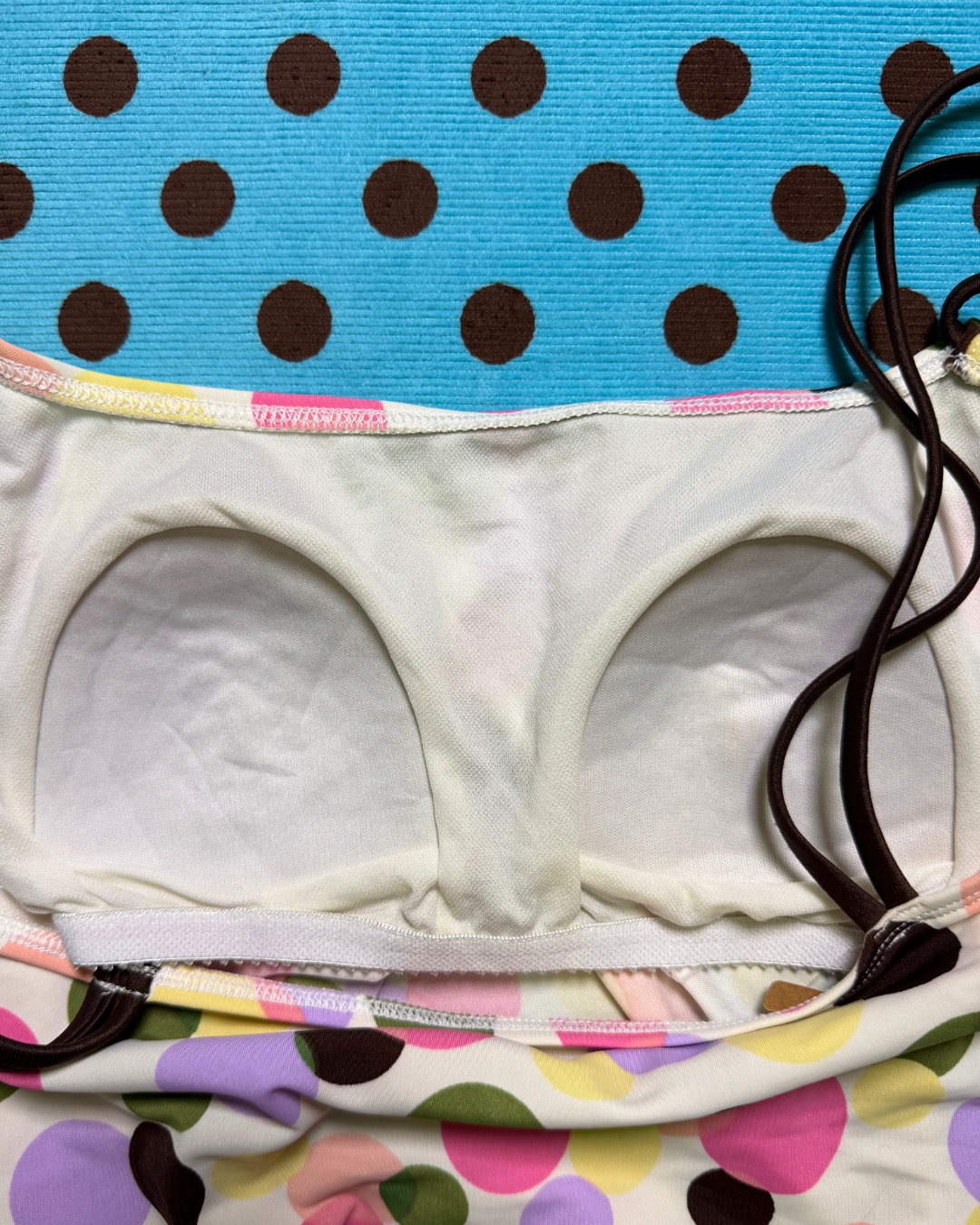 polka dot tankini top
