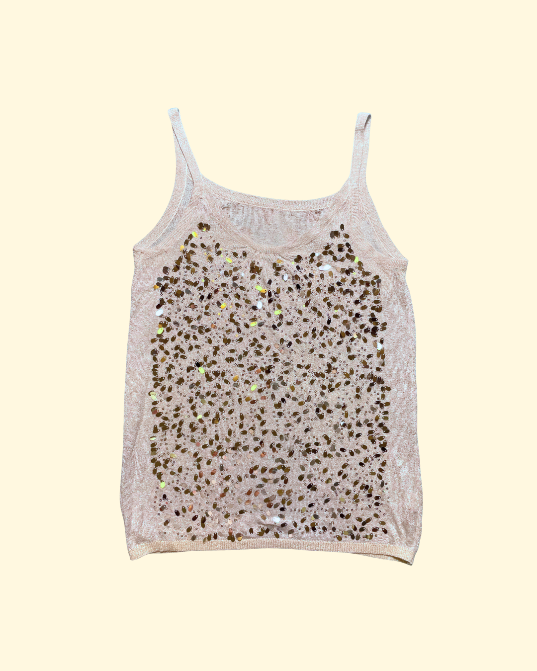 sparkly knit tank