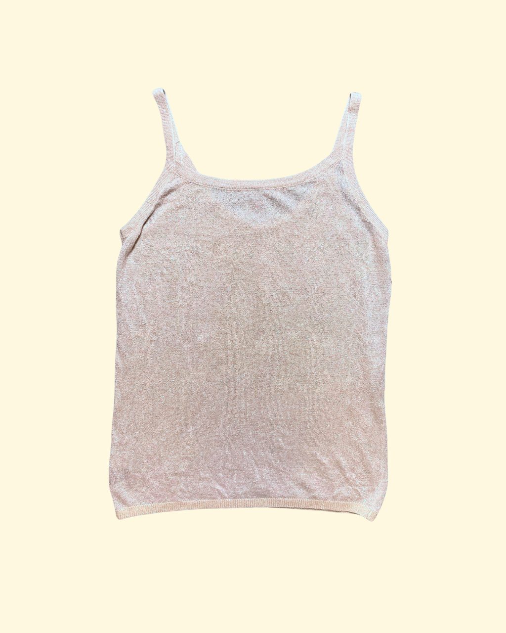 sparkly knit tank