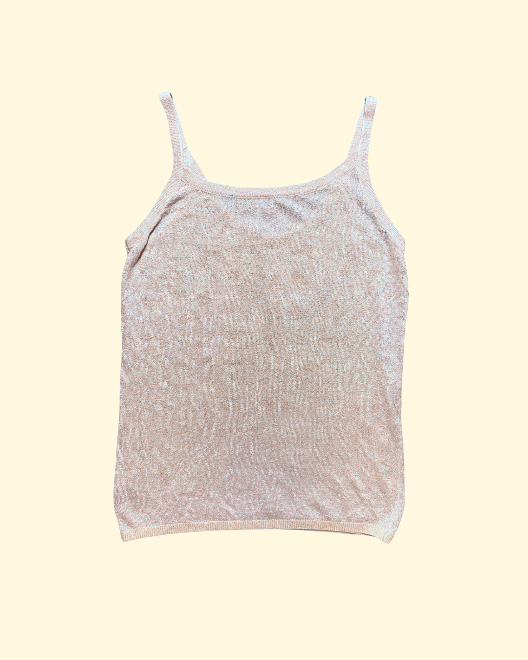 sparkly knit tank