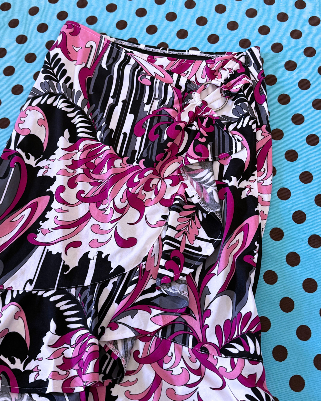 floral midi skirt