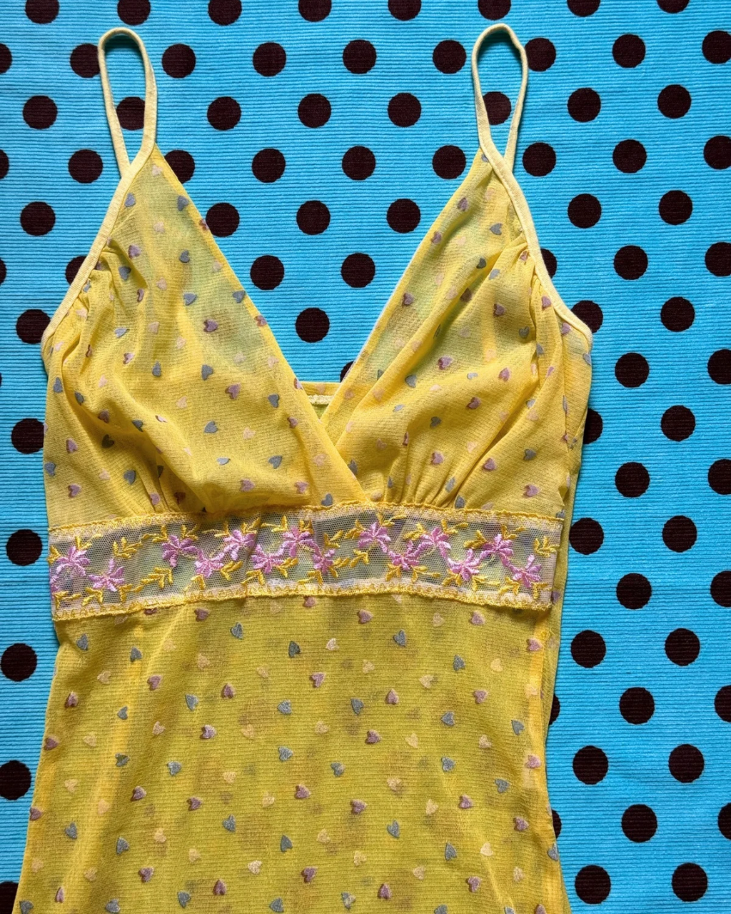 mesh heart dress/top