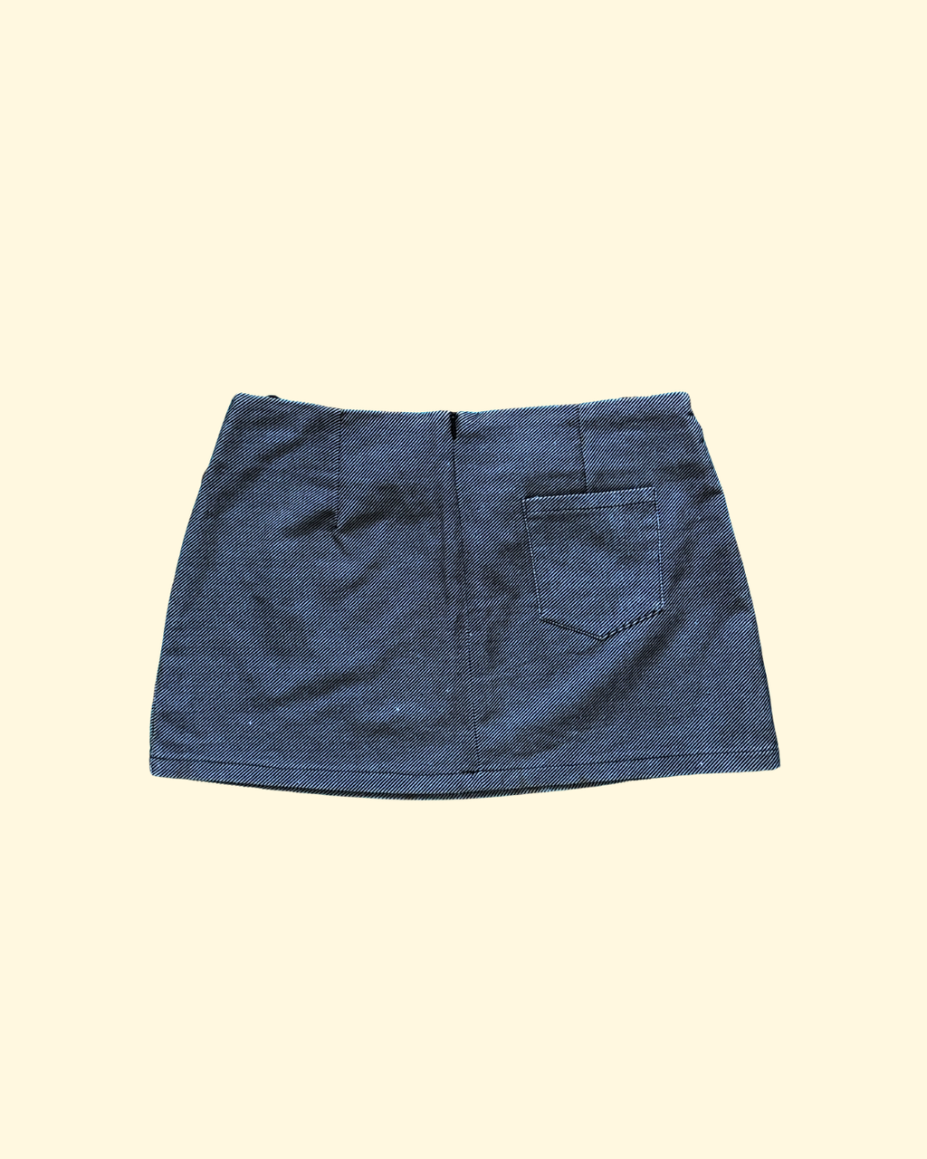 denim mini skirt