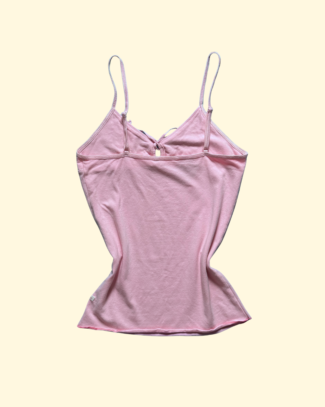 beaded pink tank top