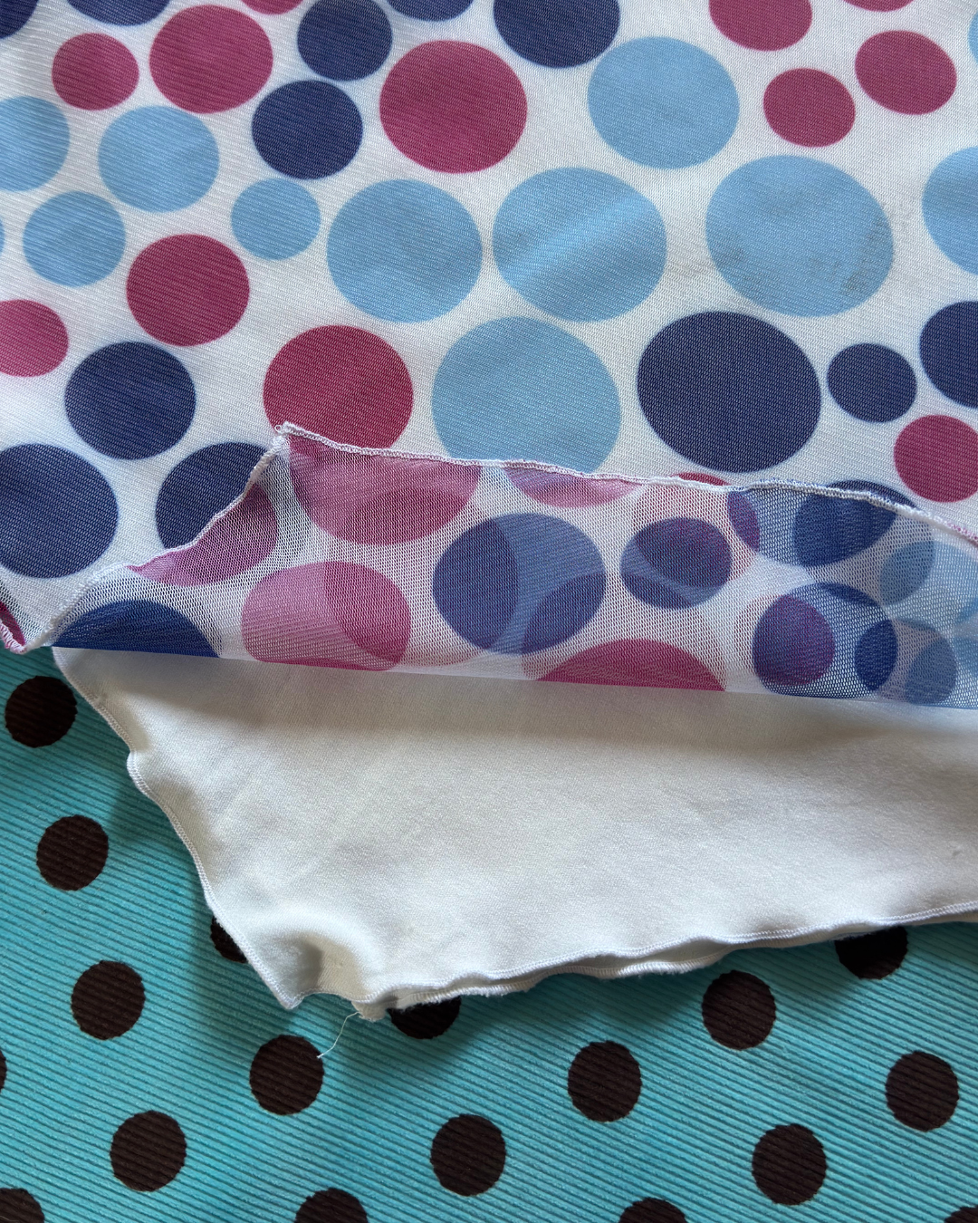 polka dot skirt