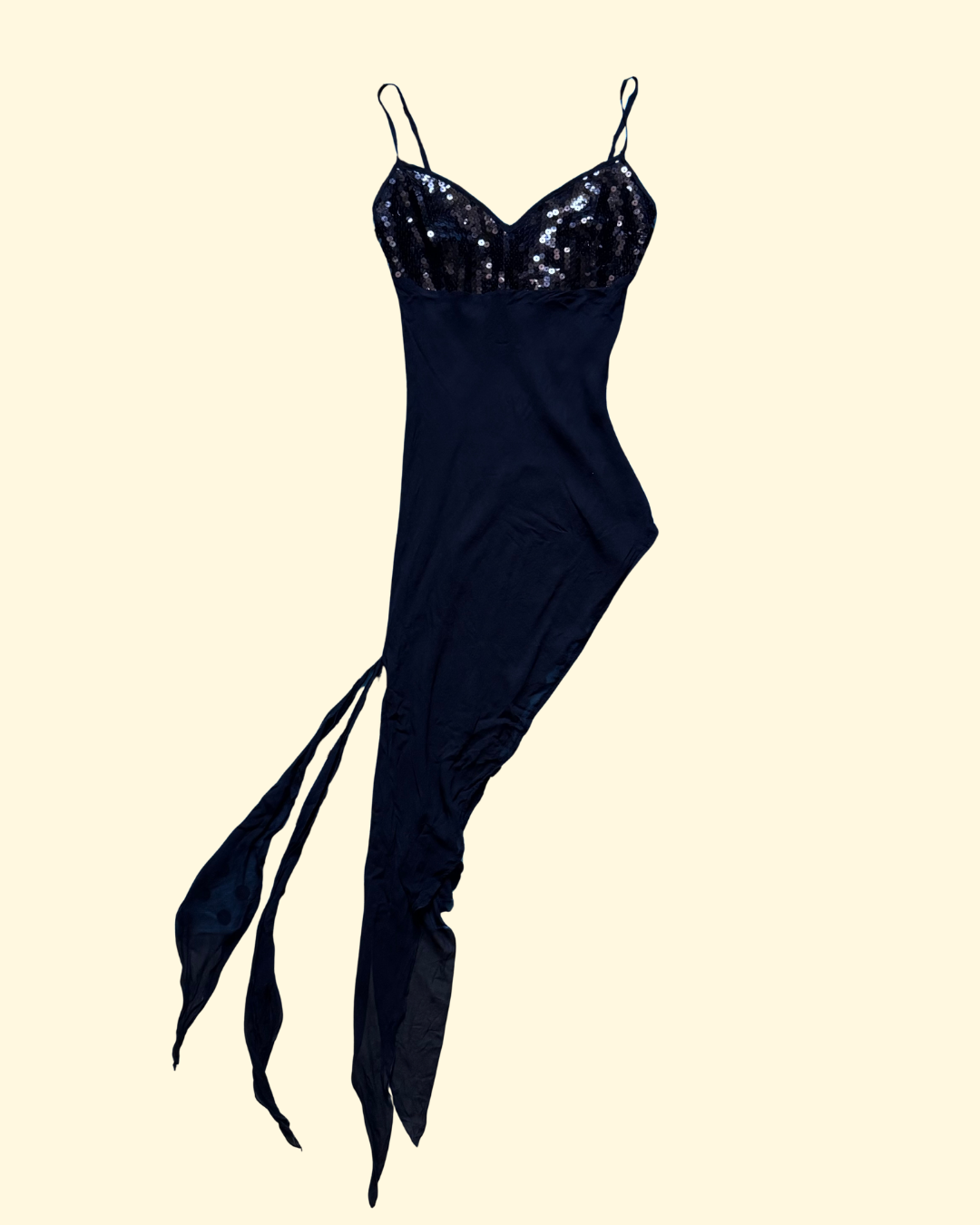 sequin sheer dress