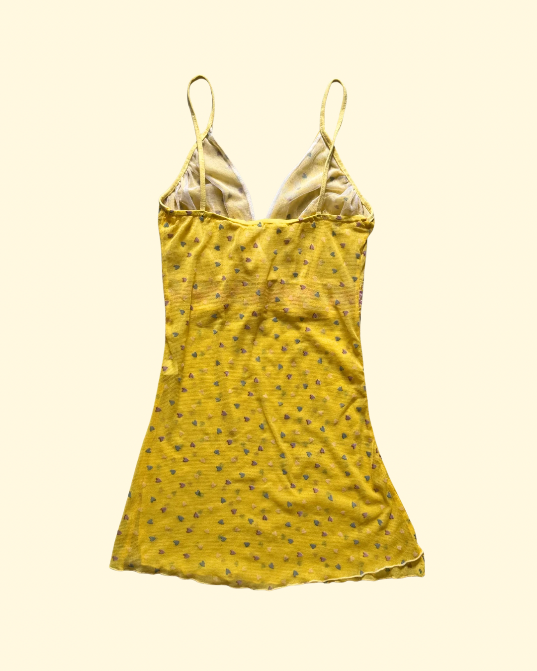 mesh heart dress/top