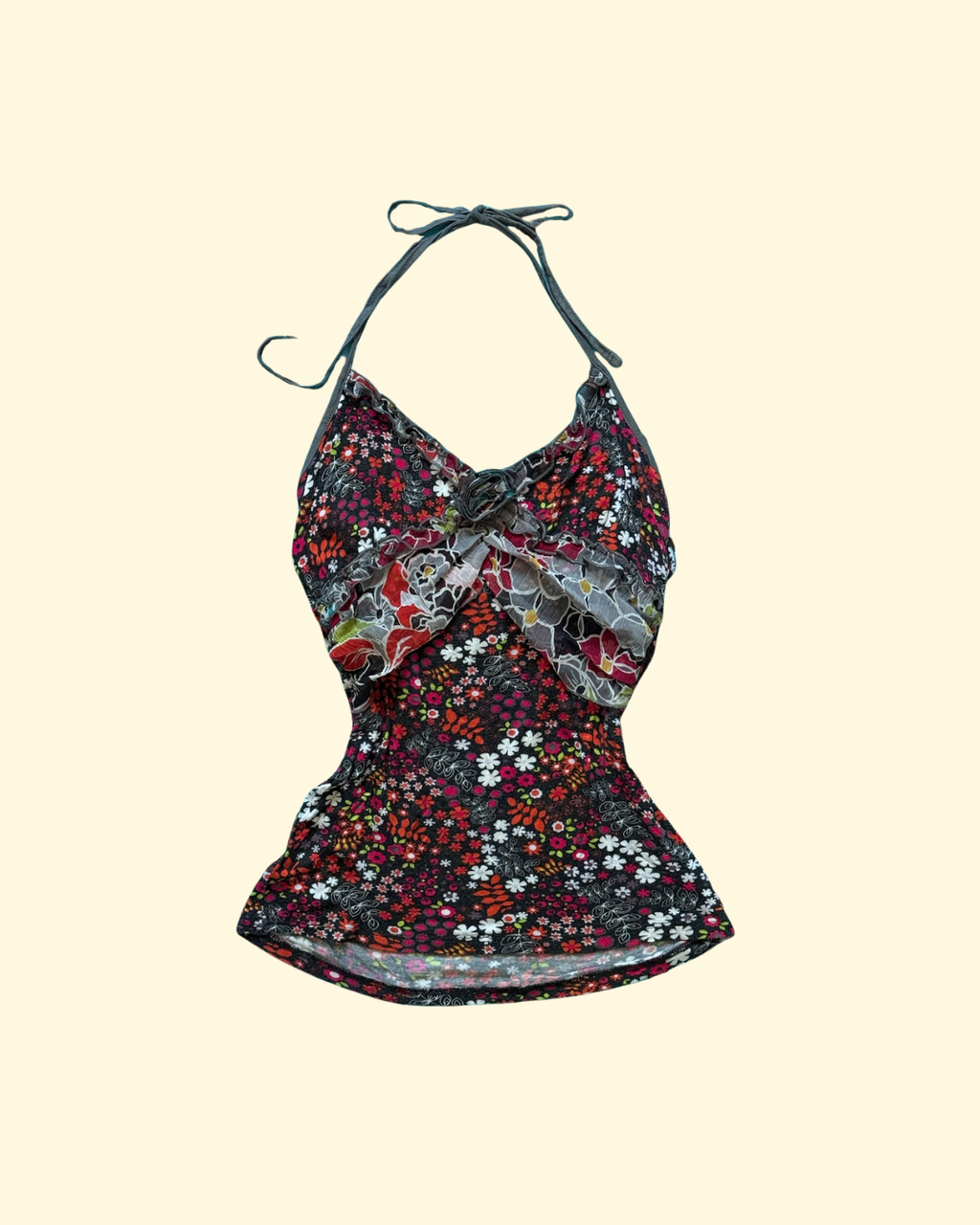 Morgan floral halter top