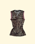 Cheetah print top