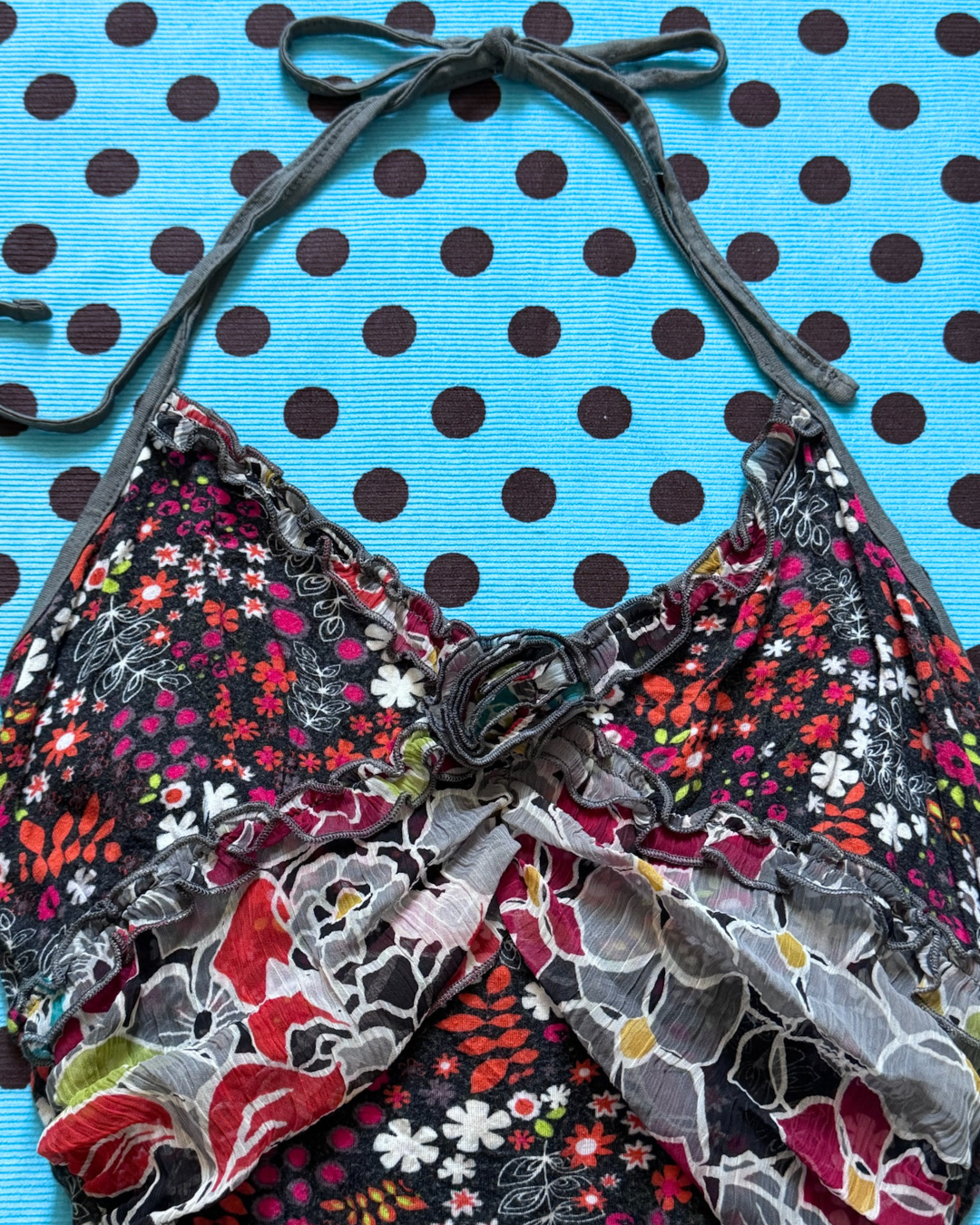 Morgan floral halter top