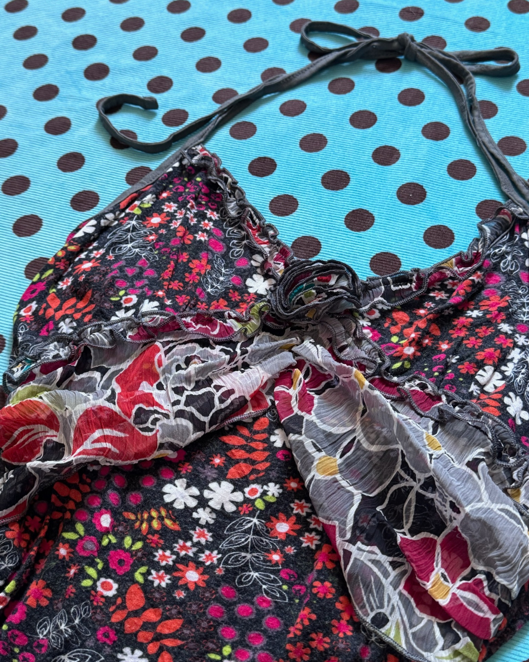 Morgan floral halter top