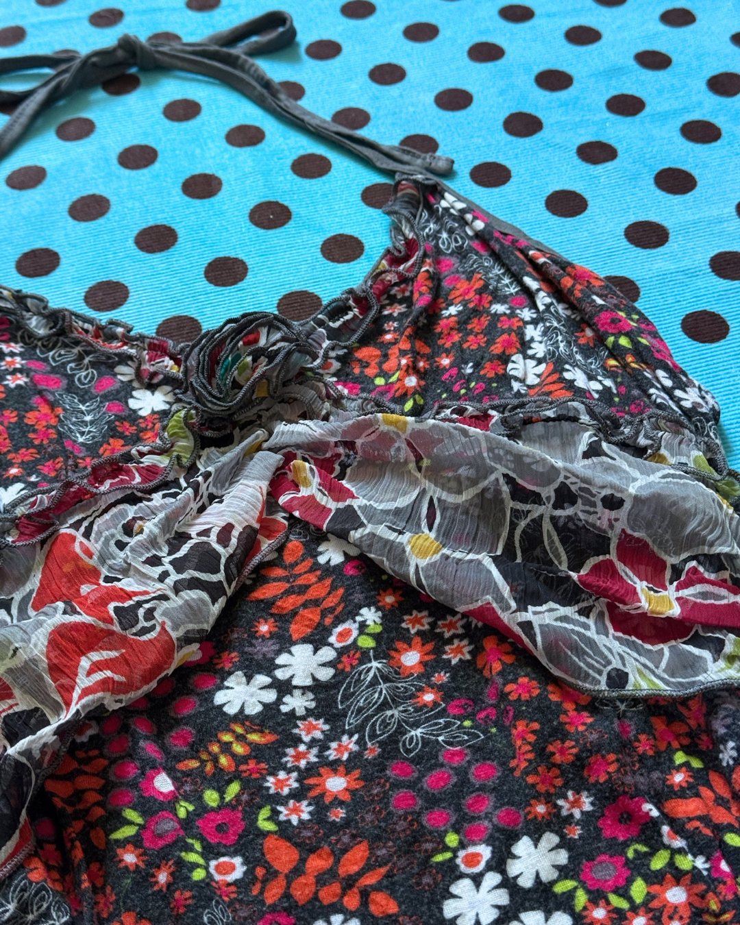 Morgan floral halter top
