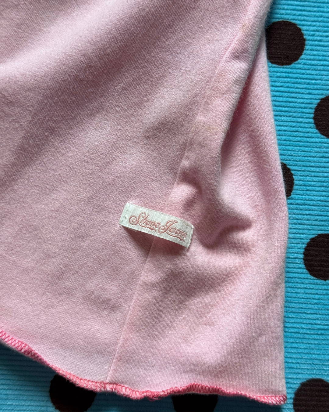 beaded pink tank top
