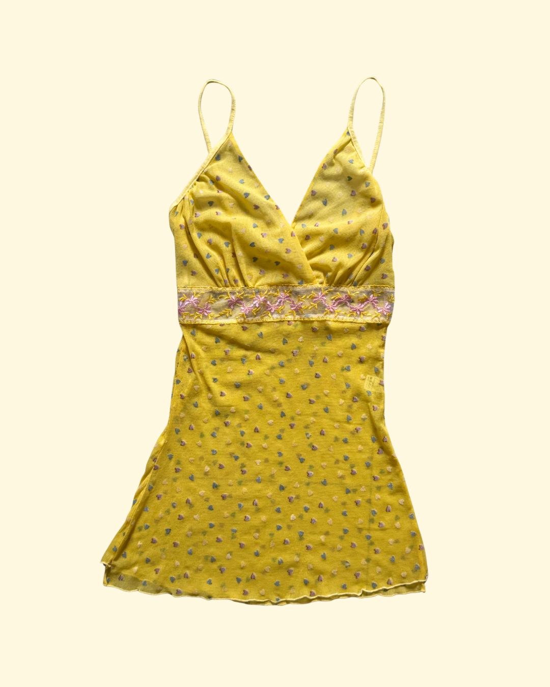 mesh heart dress/top
