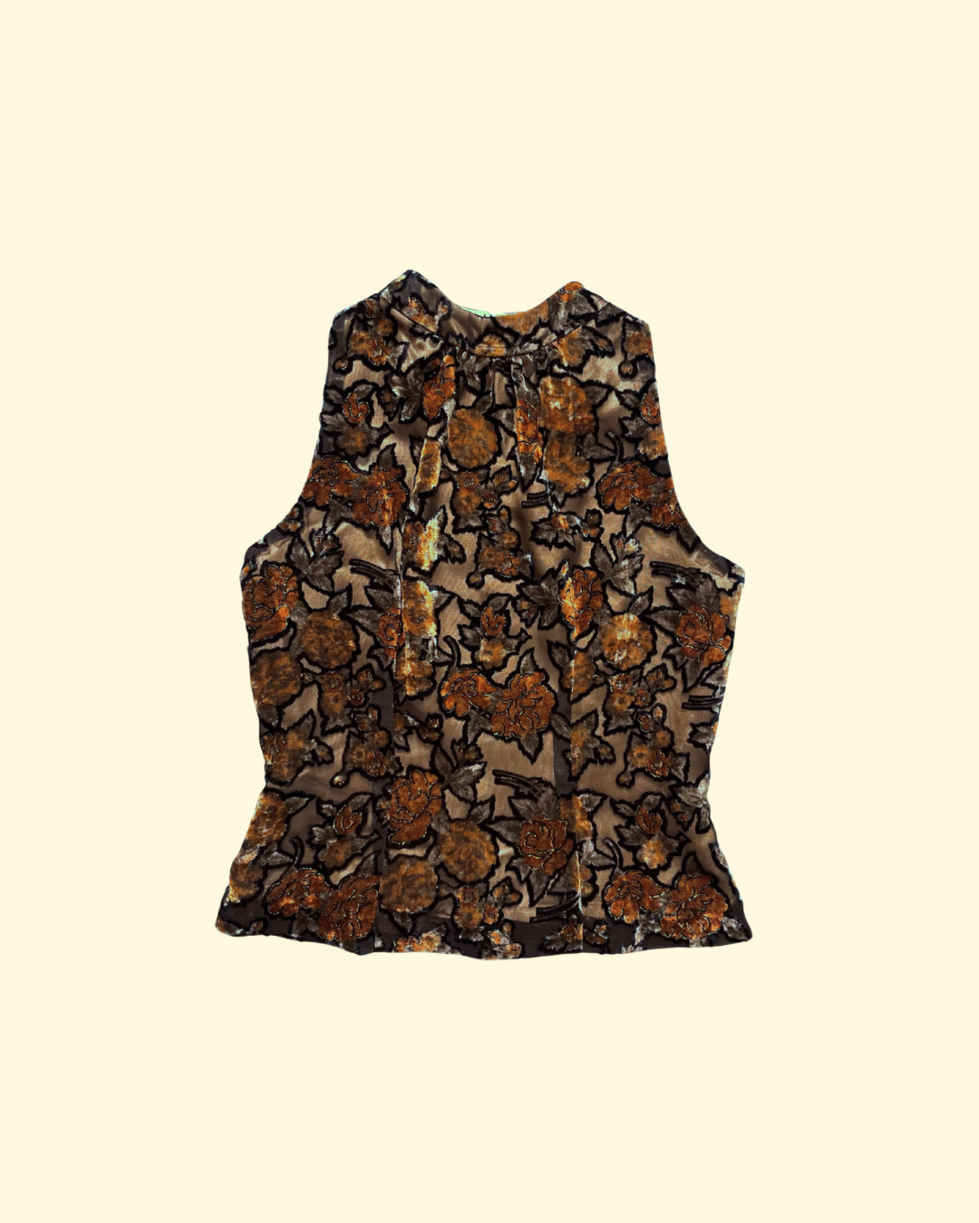 tailored high neck top (set)