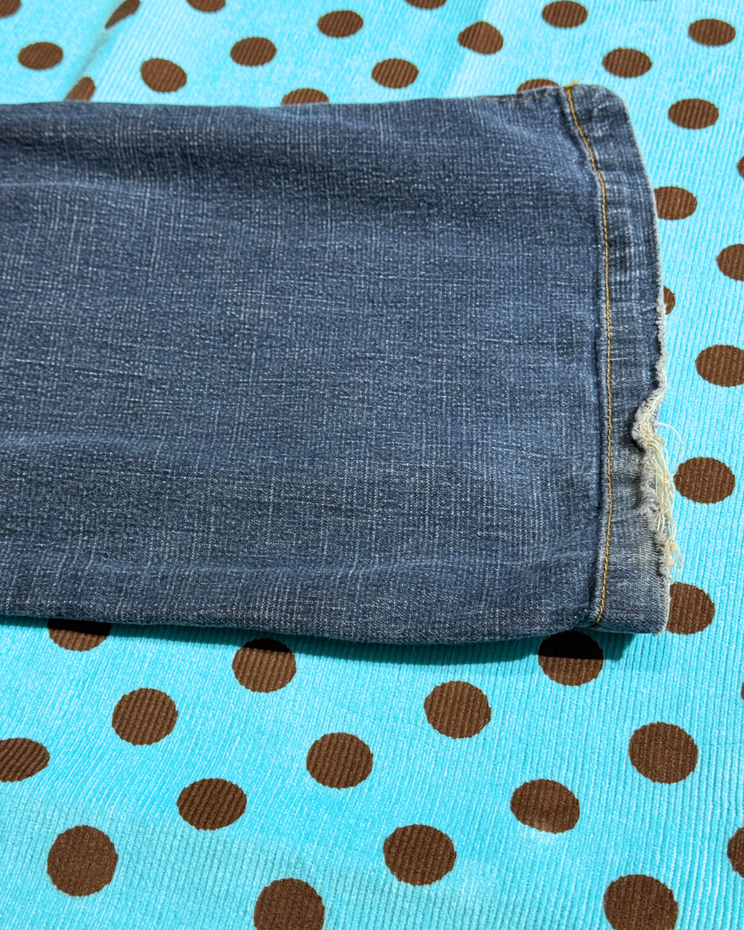 grommet flared jeans