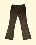 olive flared pants